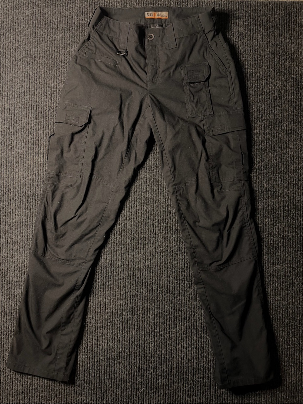5.11 Tactical Women’s Black Cargo Utility Pants Size 0 Regular